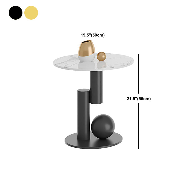 Glam Abstracts Coffee Cocktail Table Oval Cocktail Table for Home