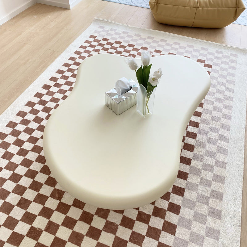 Scandinavian 3 Legs Coffee Table Free form Wooden Cocktail Table for Living Room