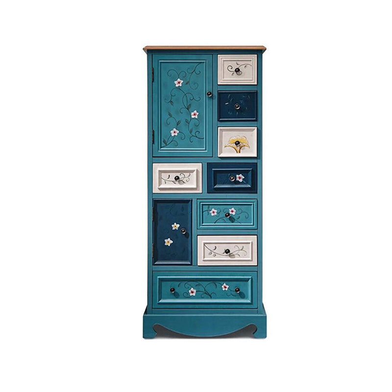 Industrial Accent Cabinet Handcrafted Cabinet in Antique Finish