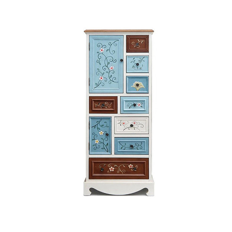 Industrial Accent Cabinet Handcrafted Cabinet in Antique Finish