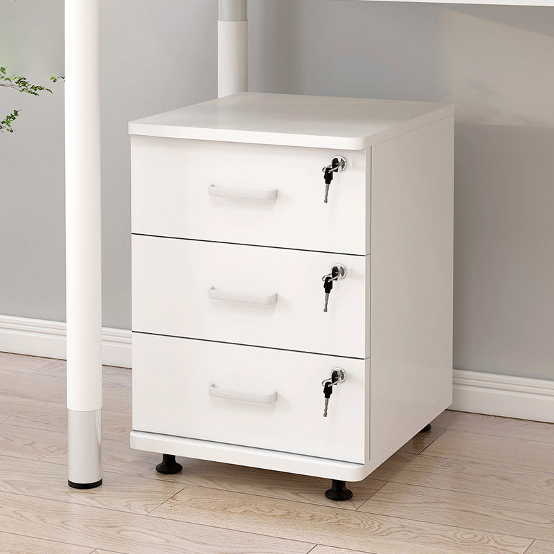 Modern Accent Chest with 3 - Drawer and Black Legs Ring Pulls Chest