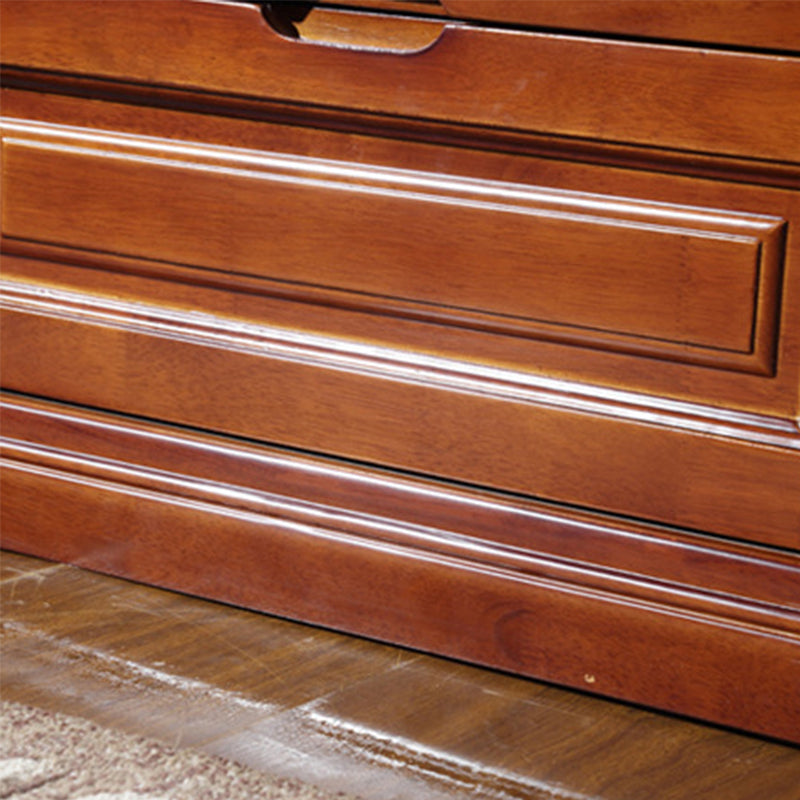 Rectangle Wood Side Cabinet Soft Close Drawers Storage Cabinet