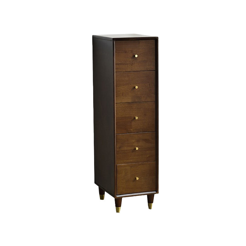 Modern Wood Cabinet Square Straight Legs Side Cabinet with Drawer