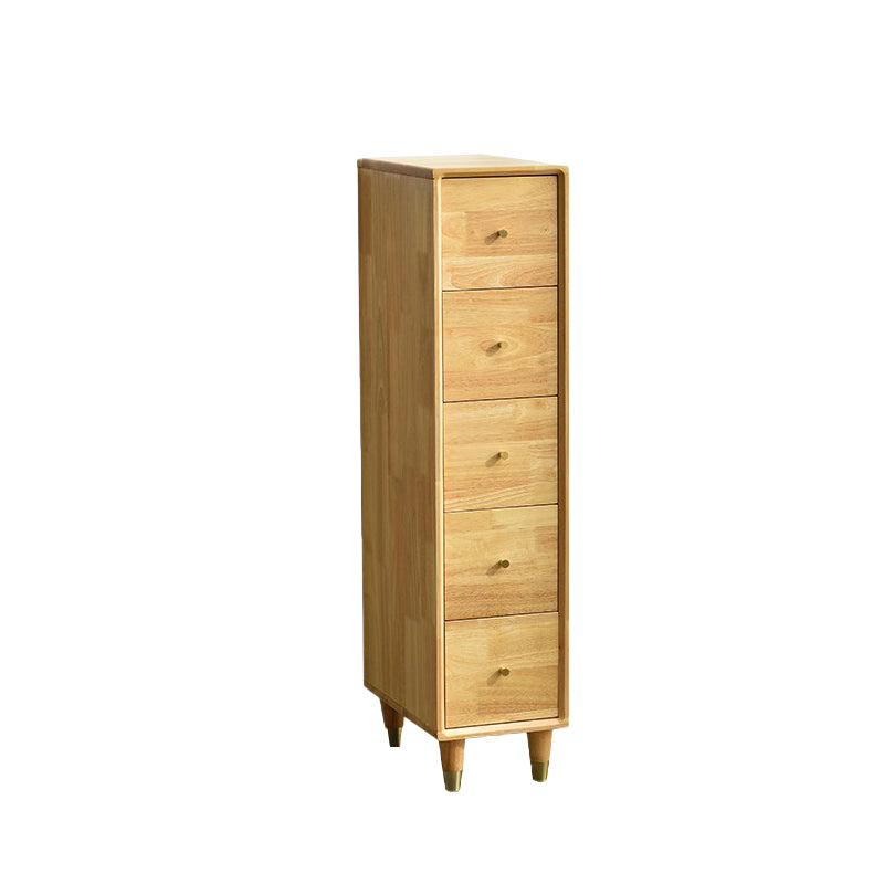 Modern Wood Cabinet Square Straight Legs Side Cabinet with Drawer