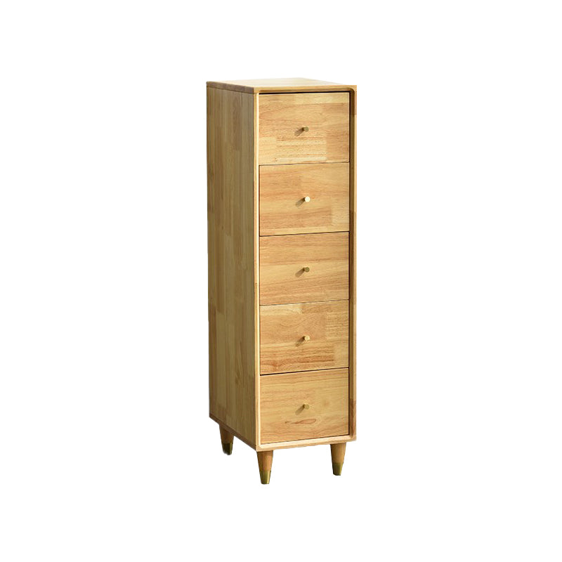 Modern Wood Cabinet Square Straight Legs Side Cabinet with Drawer