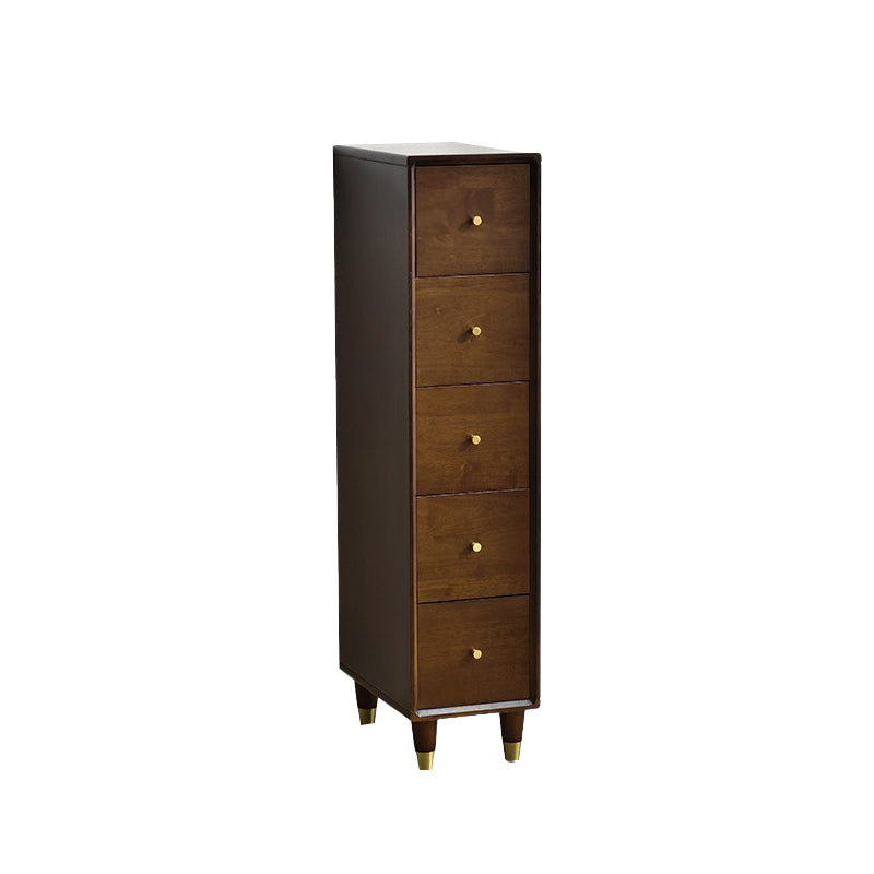 Modern Wood Cabinet Square Straight Legs Side Cabinet with Drawer