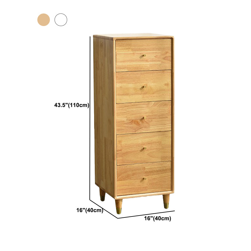 Modern Wood Cabinet Square Straight Legs Side Cabinet with Drawer