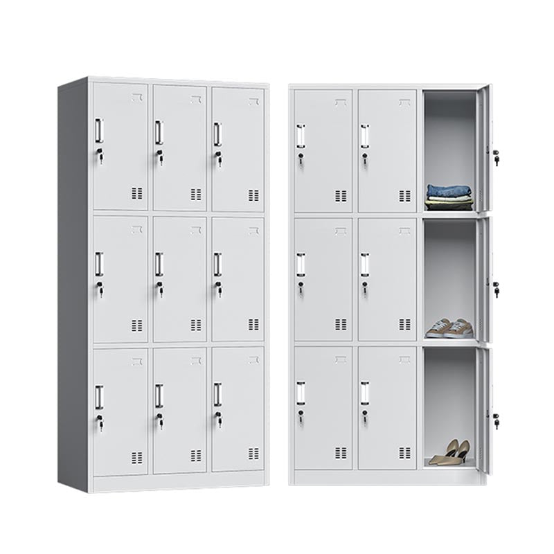 Contemporary Style Metal Wardrobe White Colour Wardrobe Closet for Home