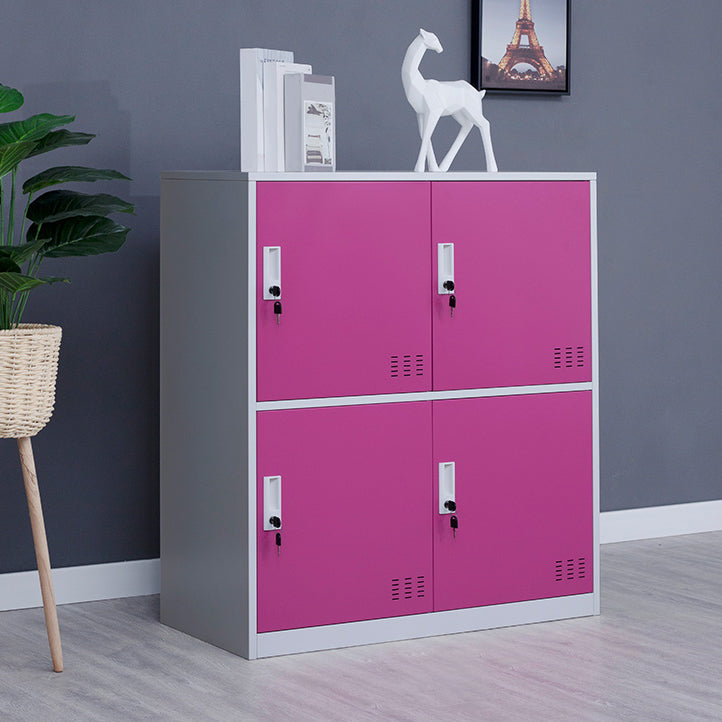 Steel Non-Hanging Storage Cabinet Modern Cabinet with Hinged Doors