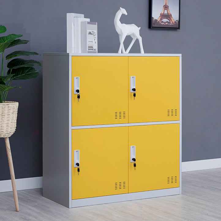 Steel Non-Hanging Storage Cabinet Modern Cabinet with Hinged Doors