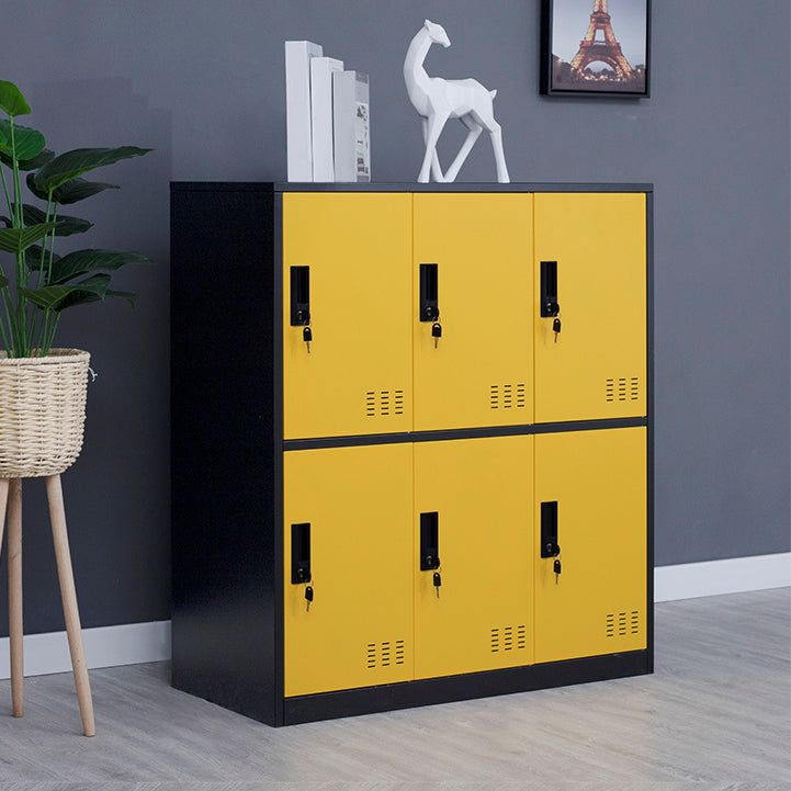 Steel Non-Hanging Storage Cabinet Modern Cabinet with Hinged Doors