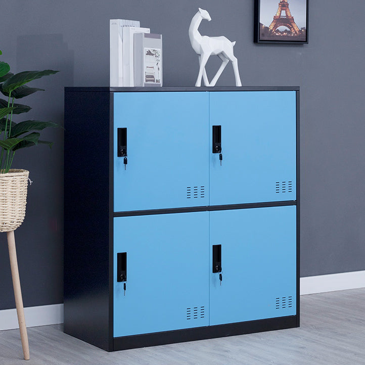 Steel Non-Hanging Storage Cabinet Modern Cabinet with Hinged Doors