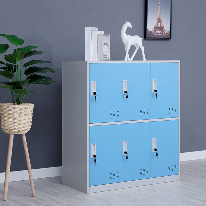 Steel Non-Hanging Storage Cabinet Modern Cabinet with Hinged Doors