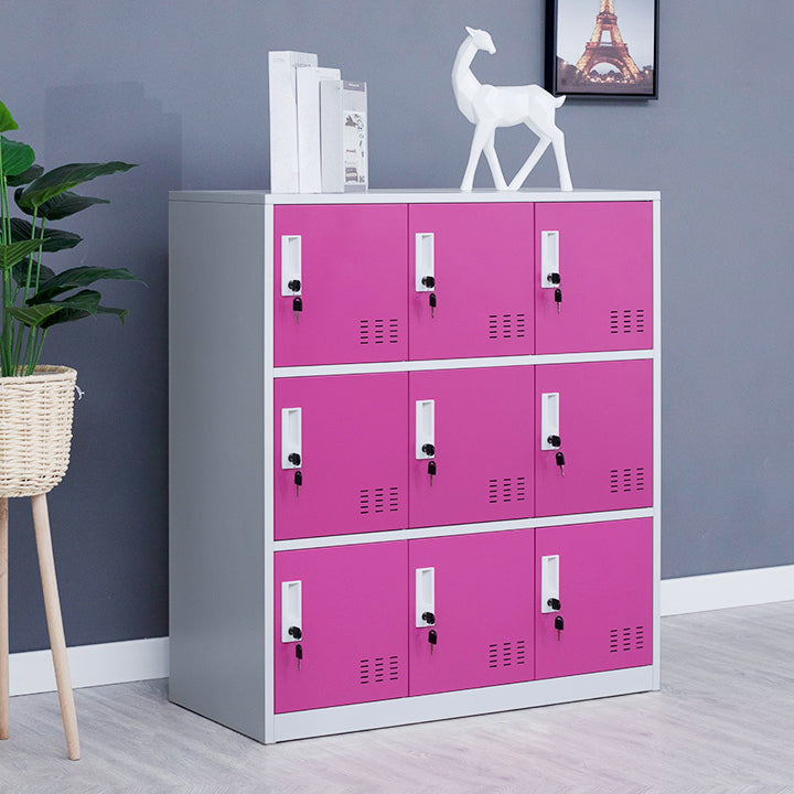 Steel Non-Hanging Storage Cabinet Modern Cabinet with Hinged Doors