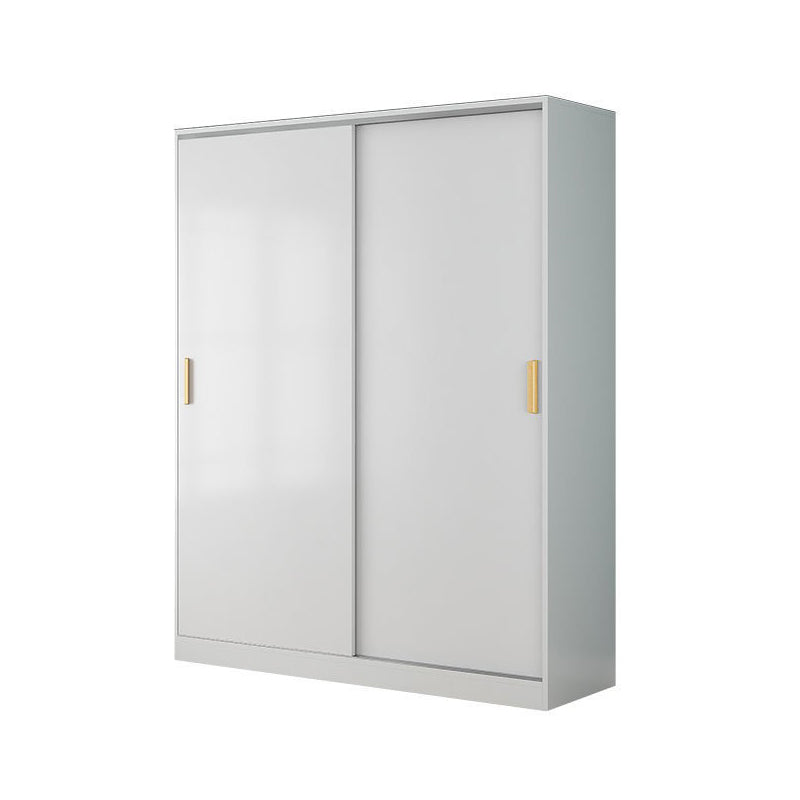 Engineered Wood Wardrobe Closet Modern Wardrobe Cabinet with Shelves