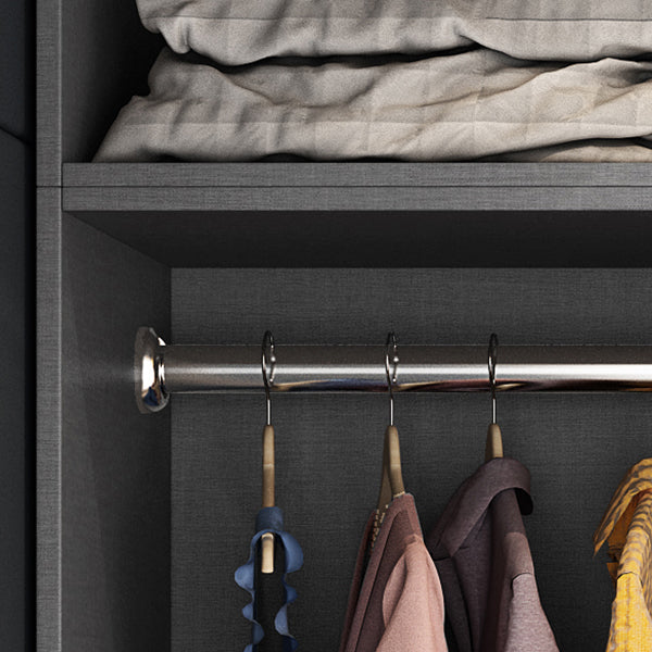 White Colour Wooden Wardrobe Soft Close Door Wardrobe Closet for Home