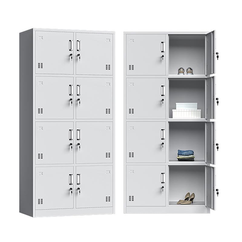 Contemporary Steel Wardrobe Closet Hinged Wardrobe Cabinet for Home