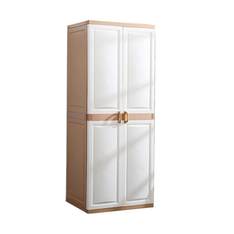 Plastic Matte Finish Storage Cabinet for Bedroom Contemporary Hinged Door Cabinet