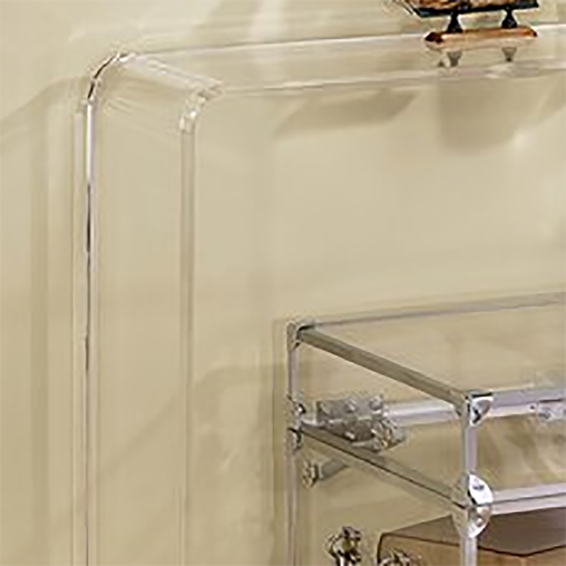 Home Rectangular Office Writing Desk Acrylic Modern Style Office Desk