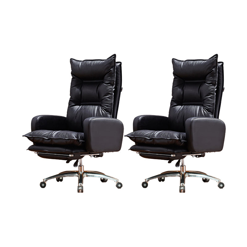 Modern Padded Arms Managers Chair Adjustable Seat Height Chair