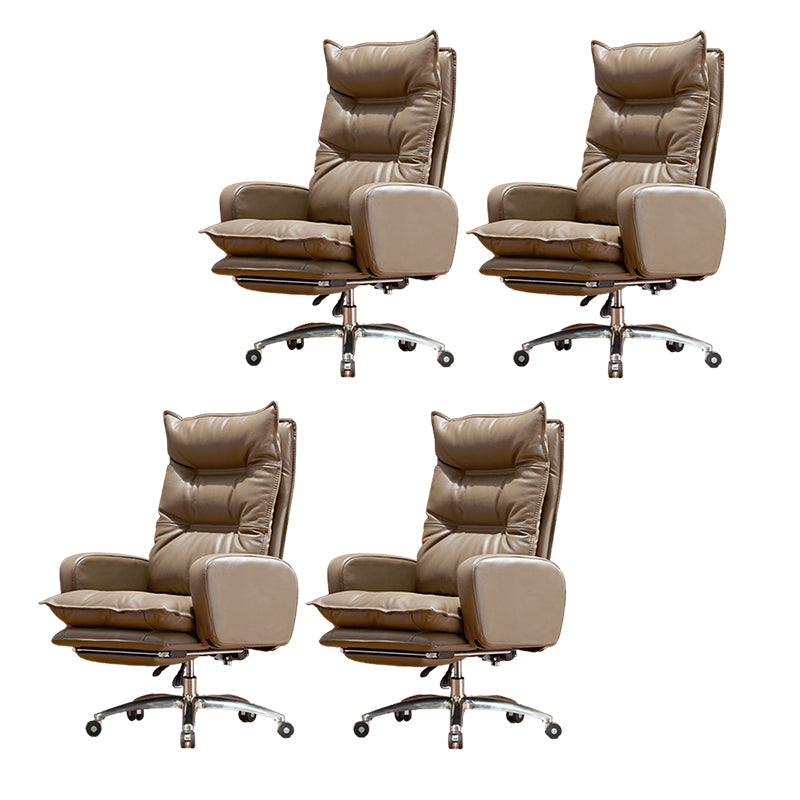 Modern Padded Arms Managers Chair Adjustable Seat Height Chair