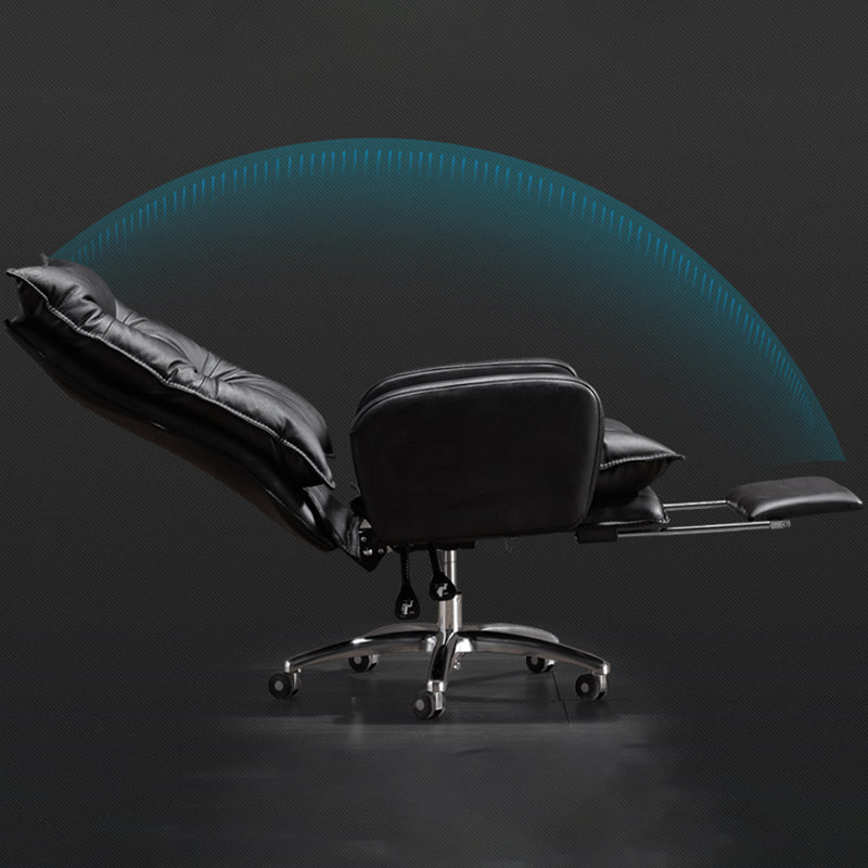Modern Padded Arms Managers Chair Adjustable Seat Height Chair