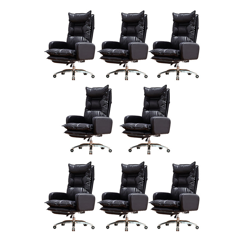 Modern Padded Arms Managers Chair Adjustable Seat Height Chair