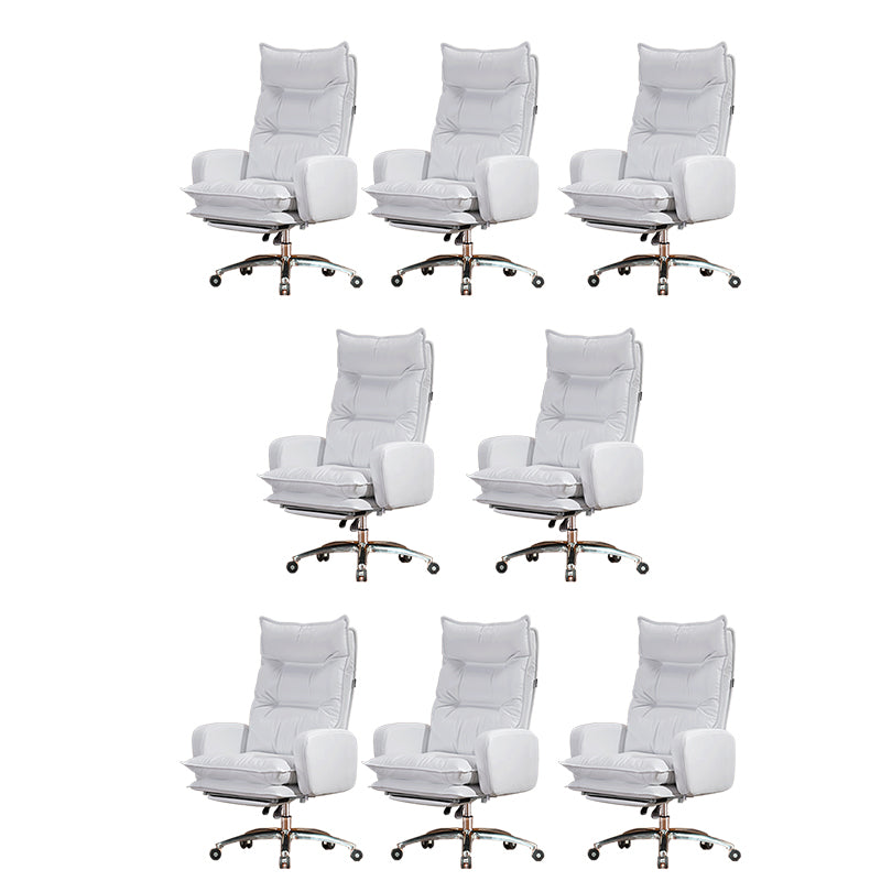 Modern Padded Arms Managers Chair Adjustable Seat Height Chair