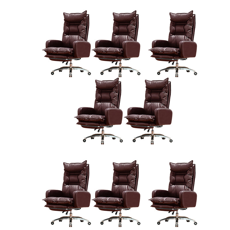 Modern Padded Arms Managers Chair Adjustable Seat Height Chair