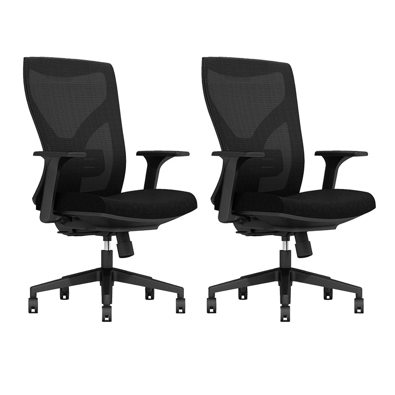 Contemporary Mid-Back Office Chair Adjustable Ergonomic Chair