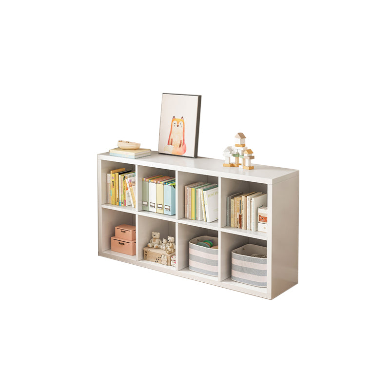 11.81" Wide Contemporary Wooden Bookshelf Cube Shelf Bookcase