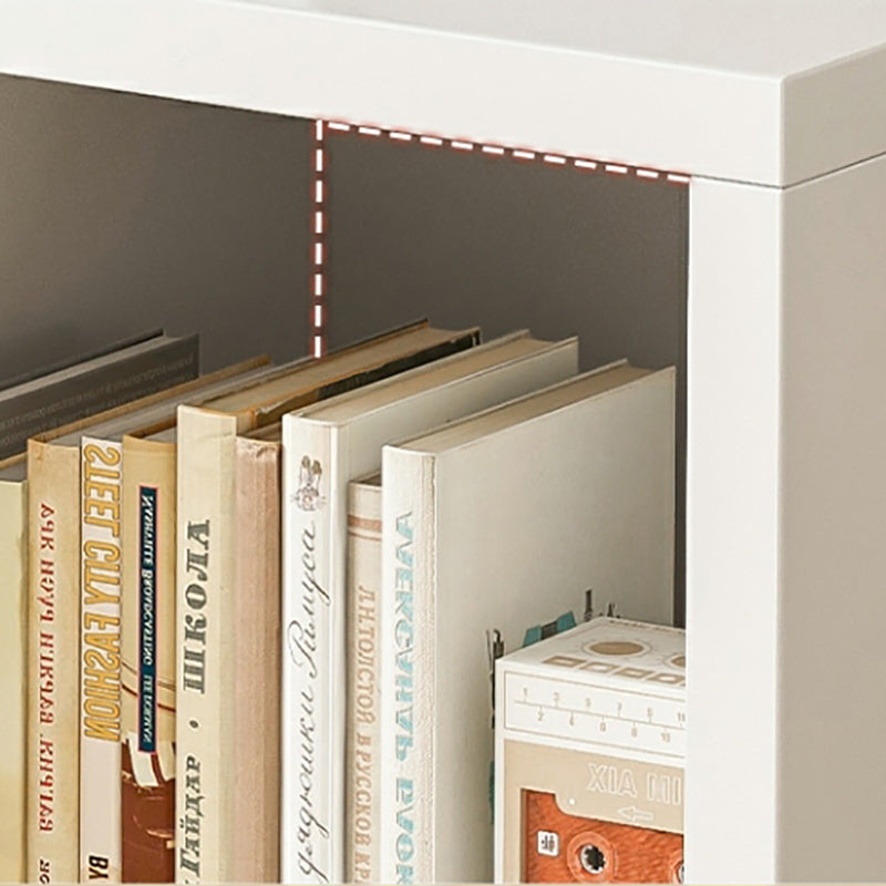 11.81" Wide Contemporary Wooden Bookshelf Cube Shelf Bookcase