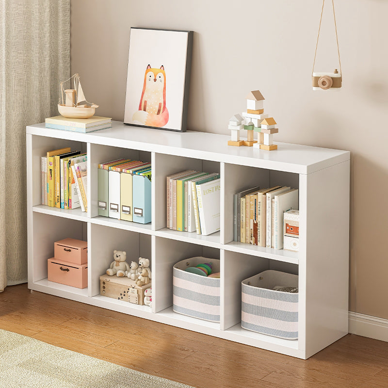 11.81" Wide Contemporary Wooden Bookshelf Cube Shelf Bookcase