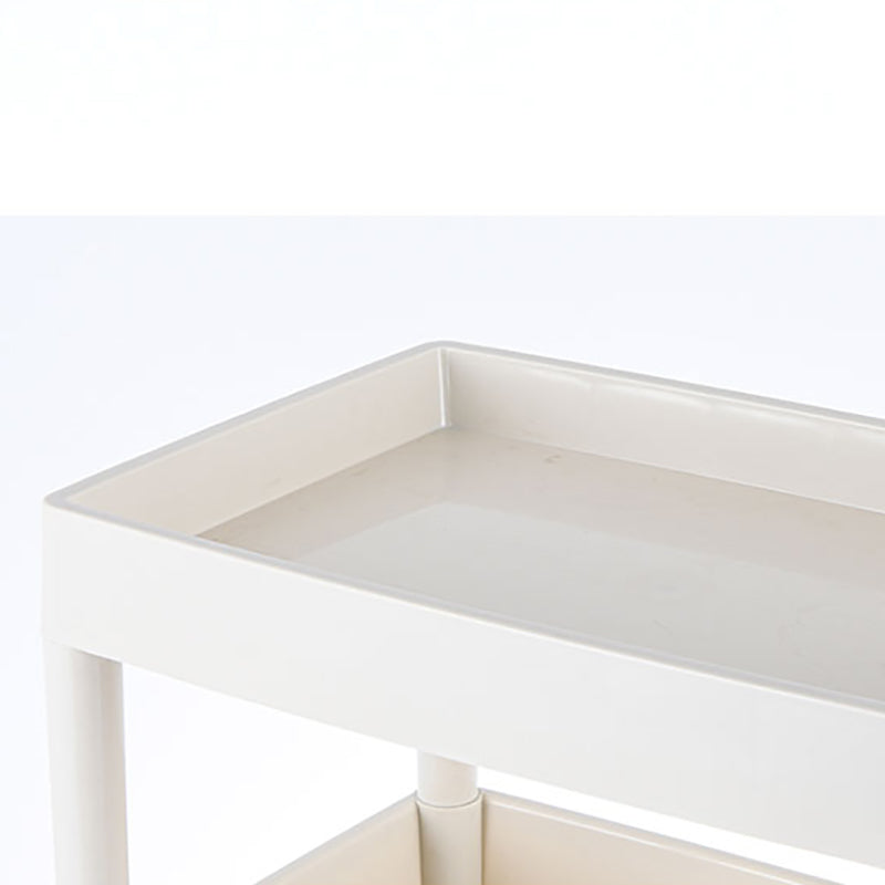 Urban Closed Back Shelf Bookcase Plastic/Acrylic Bookshelf with Caster