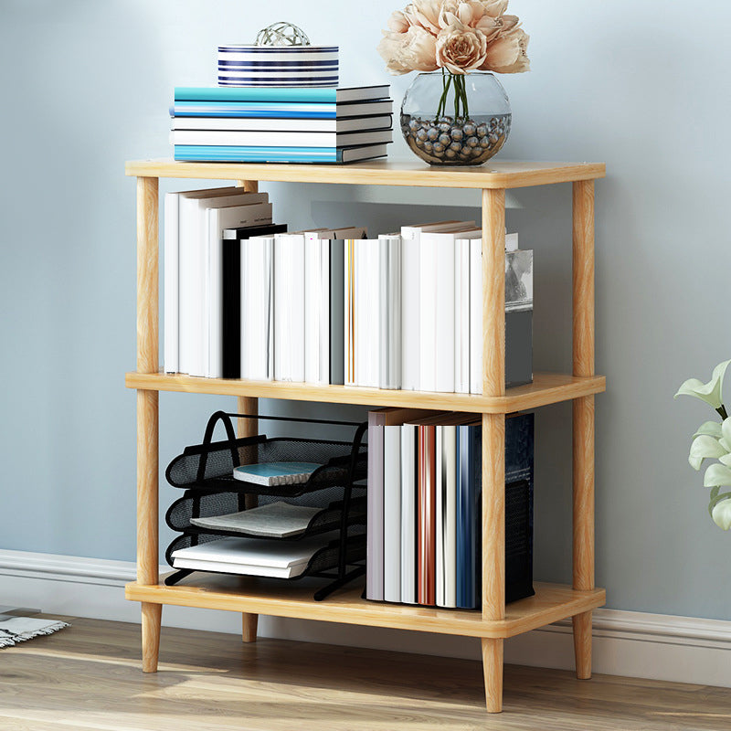 Modern Etagere Wooden Book Shelf Open Shelf Bookcase for Home