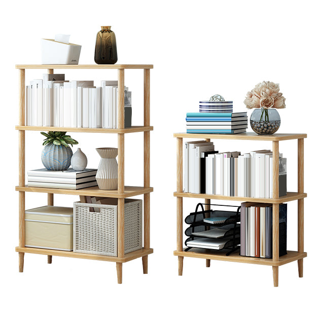 Modern Etagere Wooden Book Shelf Open Shelf Bookcase for Home