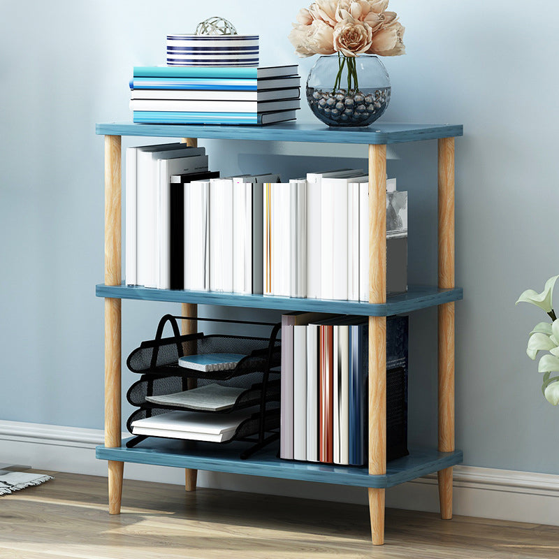 Modern Etagere Wooden Book Shelf Open Shelf Bookcase for Home