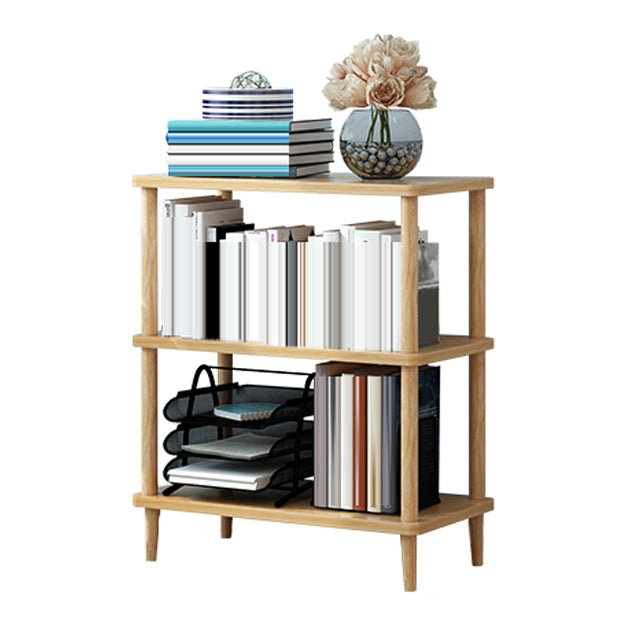 Modern Etagere Wooden Book Shelf Open Shelf Bookcase for Home