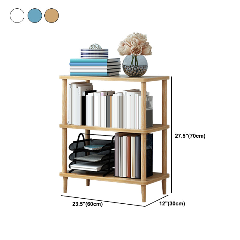 Modern Etagere Wooden Book Shelf Open Shelf Bookcase for Home