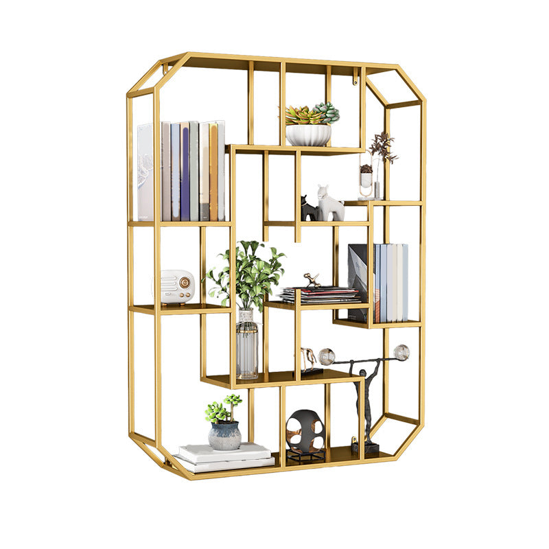 7.1" W Wall Unit Book Shelf Metal Open Shelf Bookcase for Home