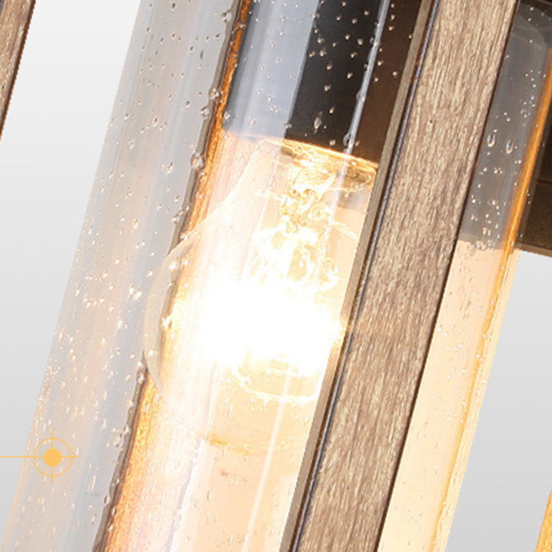 Industrial Metal Wall Light Cage Shape 11.5" High Wall Sconce with Glass for Outdoors