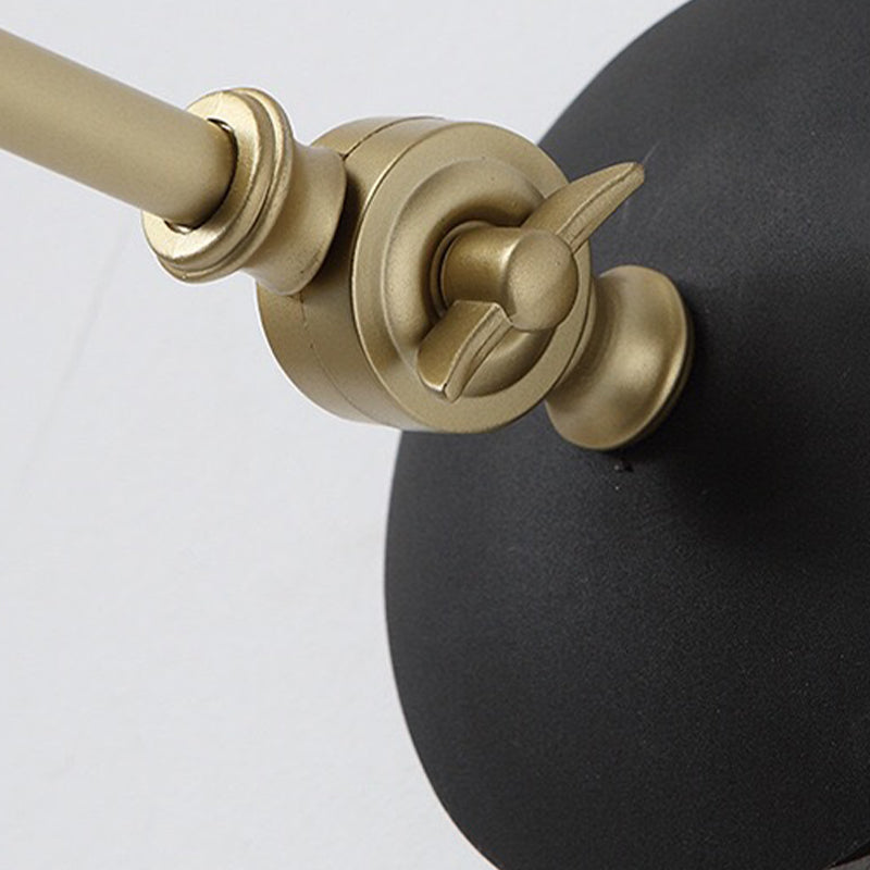 Nordic Metal Wall Light Bucket Shape Adjustable Wall Sconce for Living Room