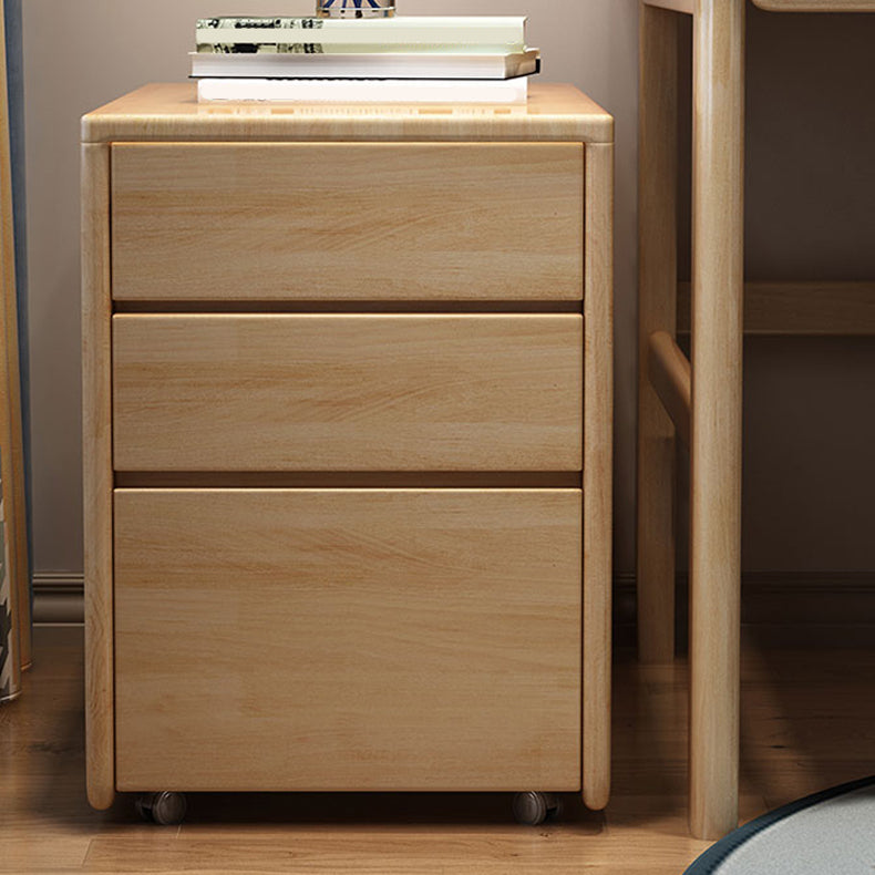Solid Wood Bedside Cabinet Modern Minimalist Bedside Table with Drawers