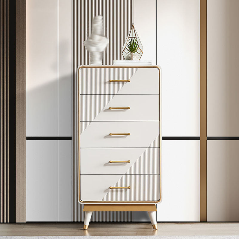 Glam Storage Chest Dresser Stone Storage Chest with 3/5/6 Drawers
