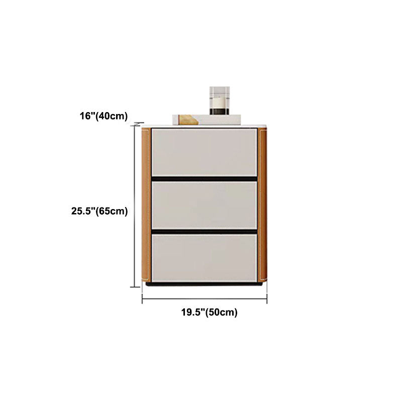 15.6-inch Width Glam Dresser Stone Storage Chest with 2/3/4 Drawers