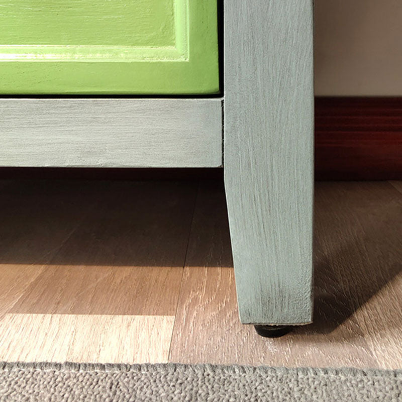 Nautical Vertical Bedroom Chest Wooden 16"Wide Storage Chest