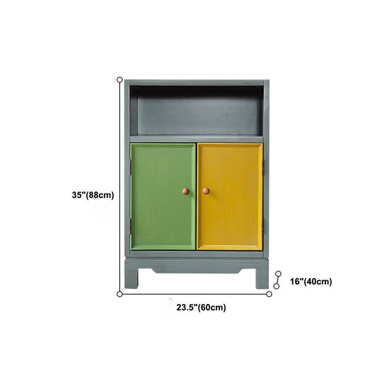 Nautical Vertical Bedroom Chest Wooden 16"Wide Storage Chest