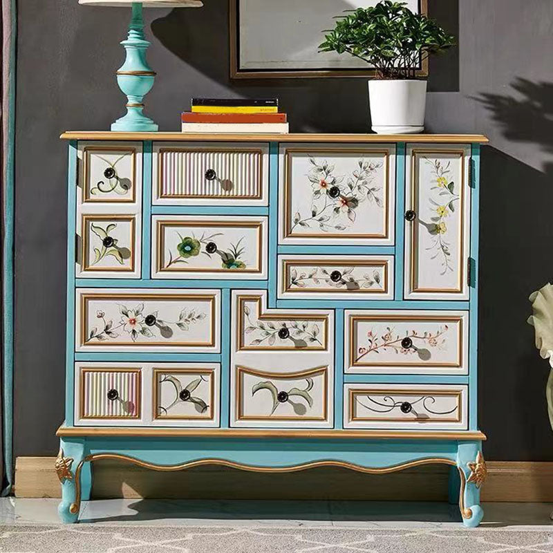Coastal Storage Chest Manufactured Wood Dresser for Bedroom , 39.78" X 15.6" X 35.88"
