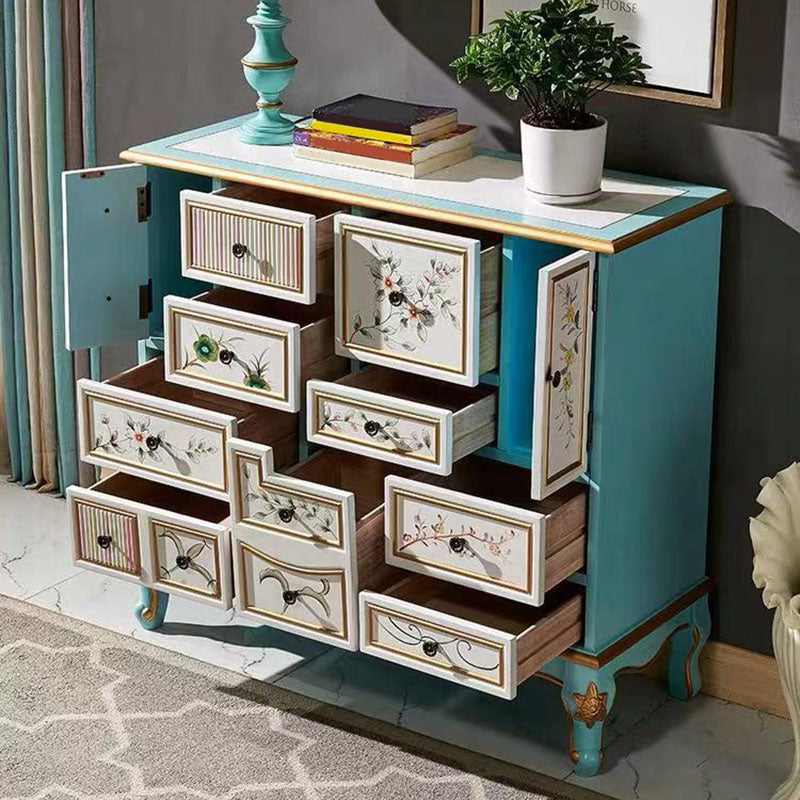 Coastal Storage Chest Manufactured Wood Dresser for Bedroom , 39.78" X 15.6" X 35.88"
