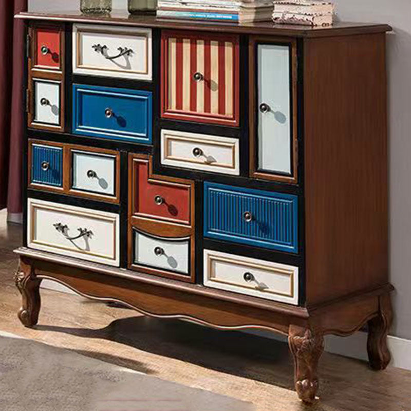 Coastal Storage Chest Manufactured Wood Dresser for Bedroom , 39.78" X 15.6" X 35.88"